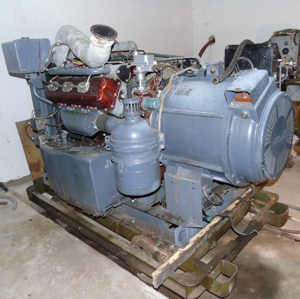 Diesel engine DG231 (for a mobile power supply station with a capacity of 231 kW)